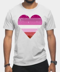Lesbian Pride Heart Flag