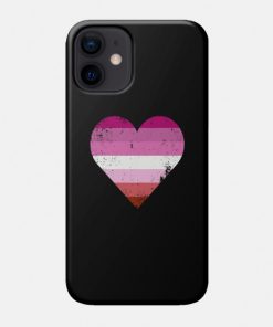 Lesbian Pride Heart Flag