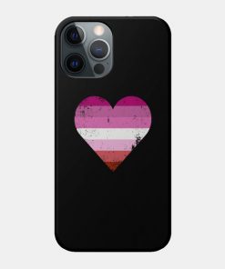 Lesbian Pride Heart Flag