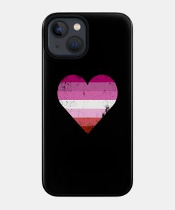 Lesbian Pride Heart Flag