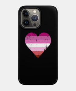 Lesbian Pride Heart Flag