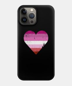 Lesbian Pride Heart Flag