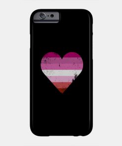 Lesbian Pride Heart Flag