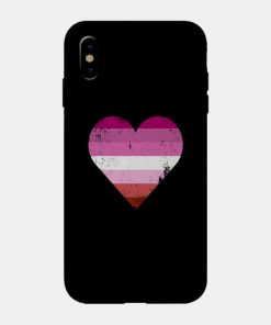 Lesbian Pride Heart Flag