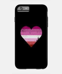 Lesbian Pride Heart Flag