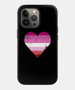 Lesbian Pride Heart Flag