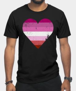 Lesbian Pride Heart Flag