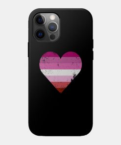 Lesbian Pride Heart Flag