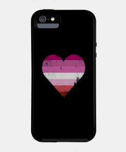 Lesbian Pride Heart Flag