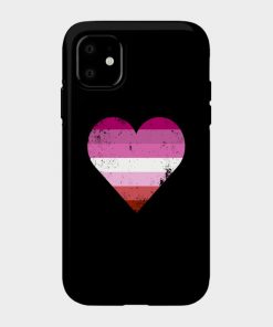 Lesbian Pride Heart Flag