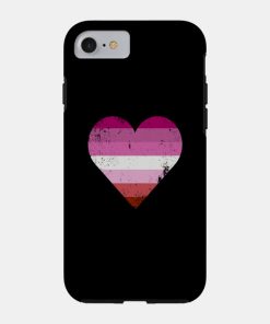 Lesbian Pride Heart Flag