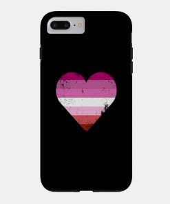 Lesbian Pride Heart Flag