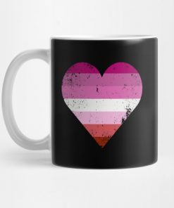 Lesbian Pride Heart Flag