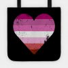 Lesbian Pride Heart Flag