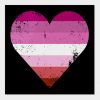 Lesbian Pride Heart Flag