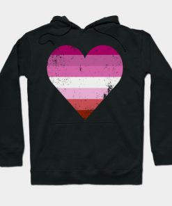 Lesbian Pride Heart Flag