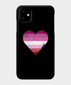 Lesbian Pride Heart Flag