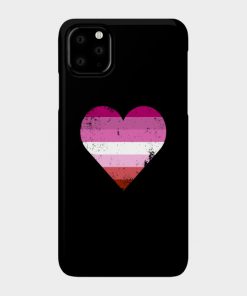 Lesbian Pride Heart Flag