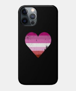Lesbian Pride Heart Flag