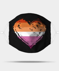 Lesbian Pride Heart Flag