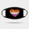 Lesbian Pride Heart Flag