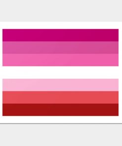 Lesbian Posters - Pink Lesbian Flag Poster TP1503 3 - Lesbian Flag Pink Lesbian Flag