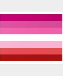 Lesbian Posters - Pink Lesbian Flag Poster TP1503 5 - Lesbian Flag Pink Lesbian Flag
