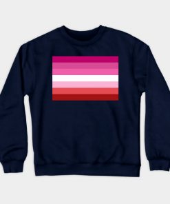 Lesbian Sweatshirts - Pink Lesbian Flag Sweatshirt TP1503 7 - Lesbian Flag Pink Lesbian Flag