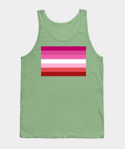 Lesbian Tank Tops - Pink Lesbian Flag Tank Top TP1503 2 - Lesbian Flag Pink Lesbian Flag