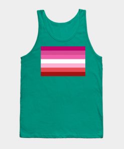 Lesbian Tank Tops - Pink Lesbian Flag Tank Top TP1503 5 - Lesbian Flag Pink Lesbian Flag