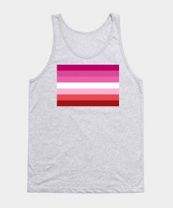 Lesbian Tank Tops - Pink Lesbian Flag Tank Top TP1503 7 - Lesbian Flag Pink Lesbian Flag