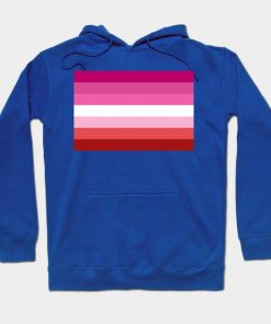 Lesbian Hoodies - Pink Lesbian Flag Hoodie TP1503 3 - Lesbian Flag Pink Lesbian Flag