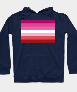 Lesbian Hoodies - Pink Lesbian Flag Hoodie TP1503 4 - Lesbian Flag Pink Lesbian Flag