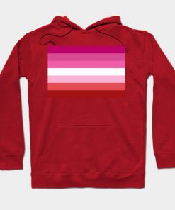 Lesbian Hoodies - Pink Lesbian Flag Hoodie TP1503 5 - Lesbian Flag Pink Lesbian Flag