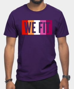 Lesbian T-Shirts - We Fit T-Shirt TP1503 11 - Lesbian Flag We Fit