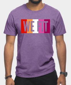 Lesbian T-Shirts - We Fit T-Shirt TP1503 13 - Lesbian Flag We Fit