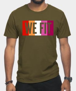 Lesbian T-Shirts - We Fit T-Shirt TP1503 14 - Lesbian Flag We Fit