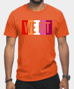 Lesbian T-Shirts - We Fit T-Shirt TP1503 16 - Lesbian Flag We Fit