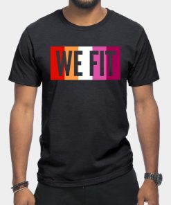 Lesbian T-Shirts - We Fit T-Shirt TP1503 2 - Lesbian Flag We Fit