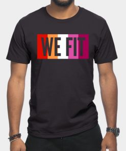 Lesbian T-Shirts - We Fit T-Shirt TP1503 4 - Lesbian Flag We Fit