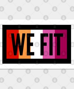 Lesbian Posters - We Fit Poster TP1503 2 - Lesbian Flag We Fit