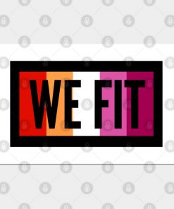 Lesbian Posters - We Fit Poster TP1503 3 - Lesbian Flag We Fit