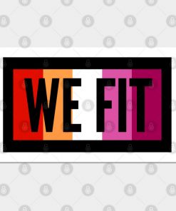 Lesbian Posters - We Fit Poster TP1503 4 - Lesbian Flag We Fit