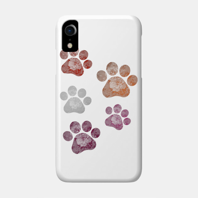 13269055_0-30 Subtle Floral Paw Prints Flag