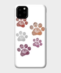 Lesbian Cases - Subtle Floral Paw Prints Flag Phone Case TP1503 5 - Lesbian Flag Subtle Floral Paw Prints Flag