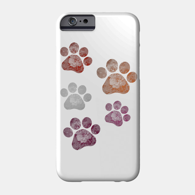 13269055_0-41 Subtle Floral Paw Prints Flag