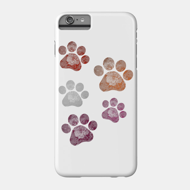 13269055_0-42 Subtle Floral Paw Prints Flag