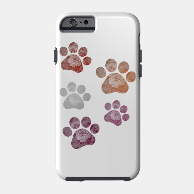 13269055_0-45 Subtle Floral Paw Prints Flag