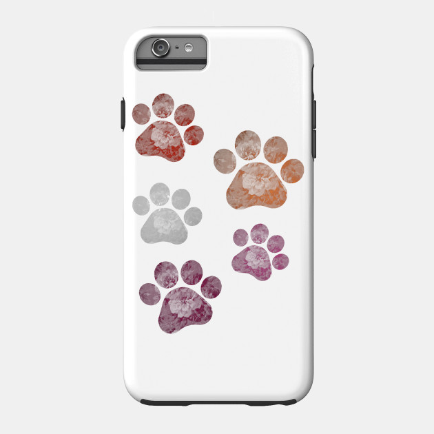 13269055_0-47 Subtle Floral Paw Prints Flag
