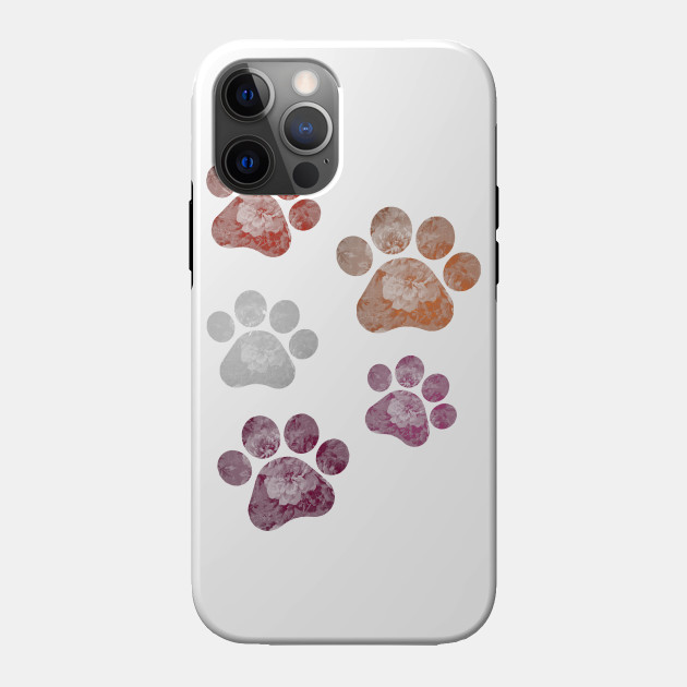 13269055_0-51 Subtle Floral Paw Prints Flag